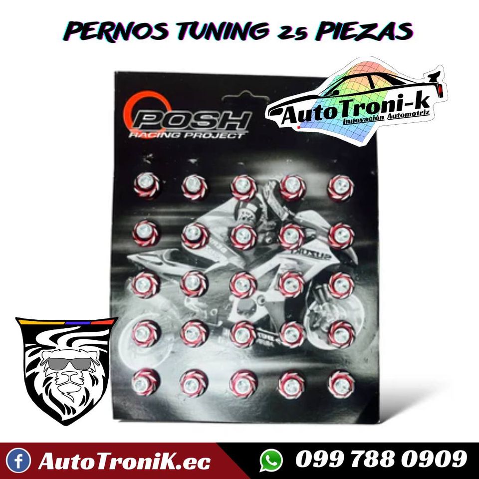 PERNOS TUNING 25 PIEZAS