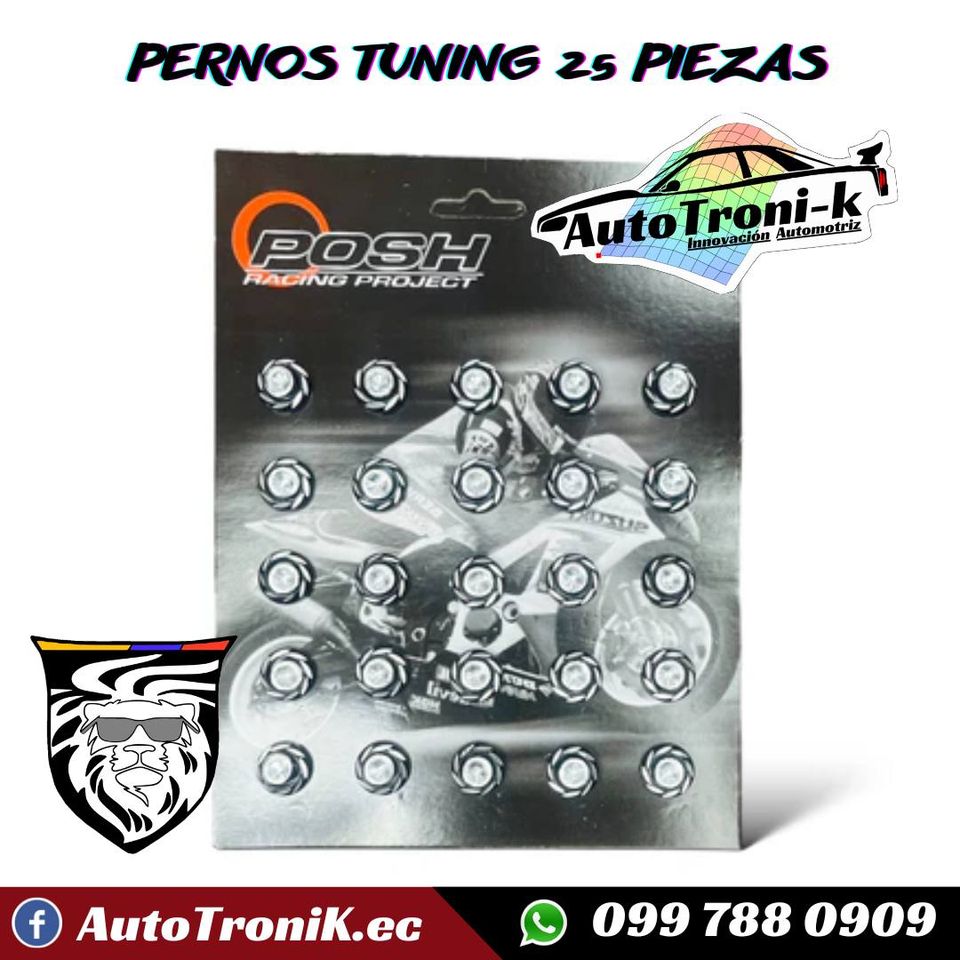 PERNOS TUNING 25 PIEZAS