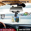 Portacelular con base al retrovisor