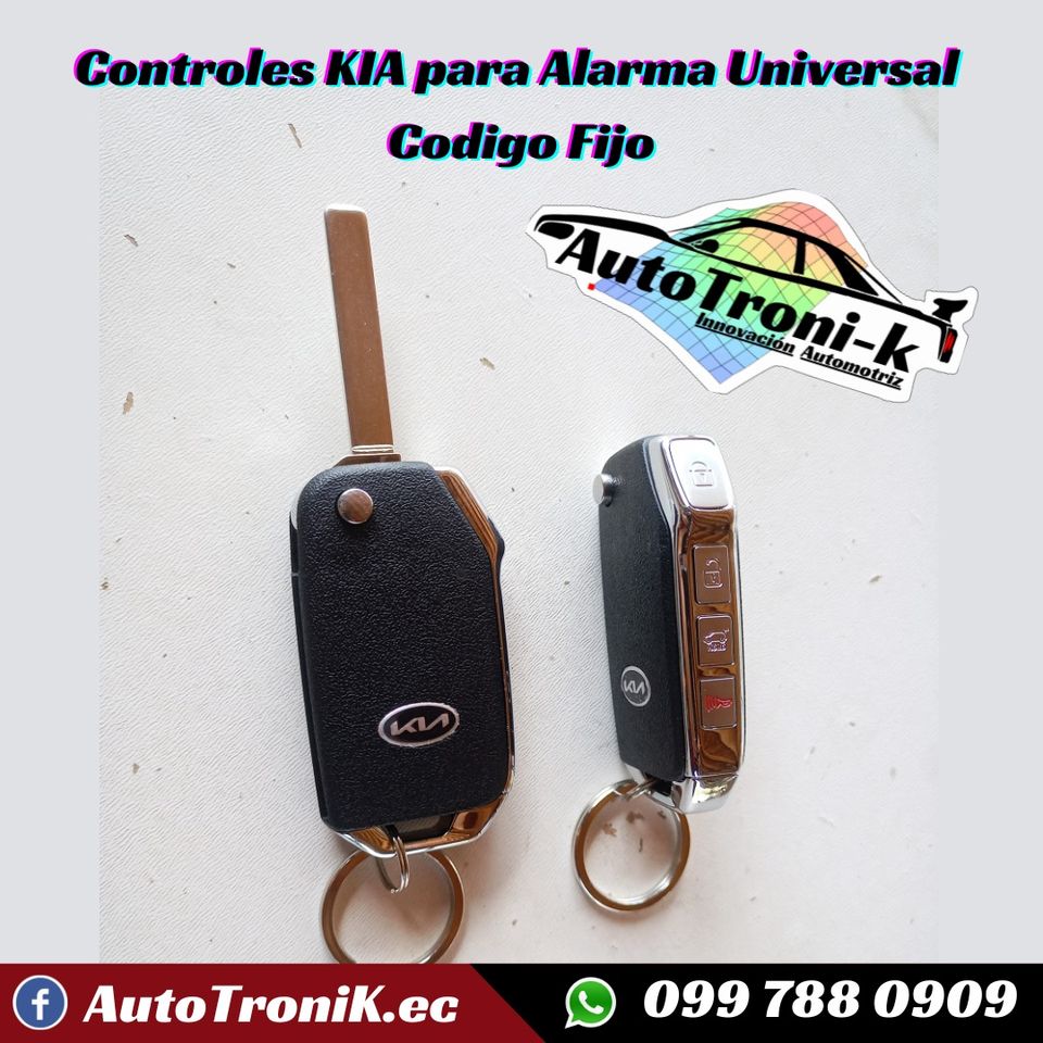 ✅ Controles KIA para alarma Universal 🌟