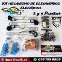 ⭐️ Kit Mecanismo Elevavidrio Universal 2 y 4 puertas 💯