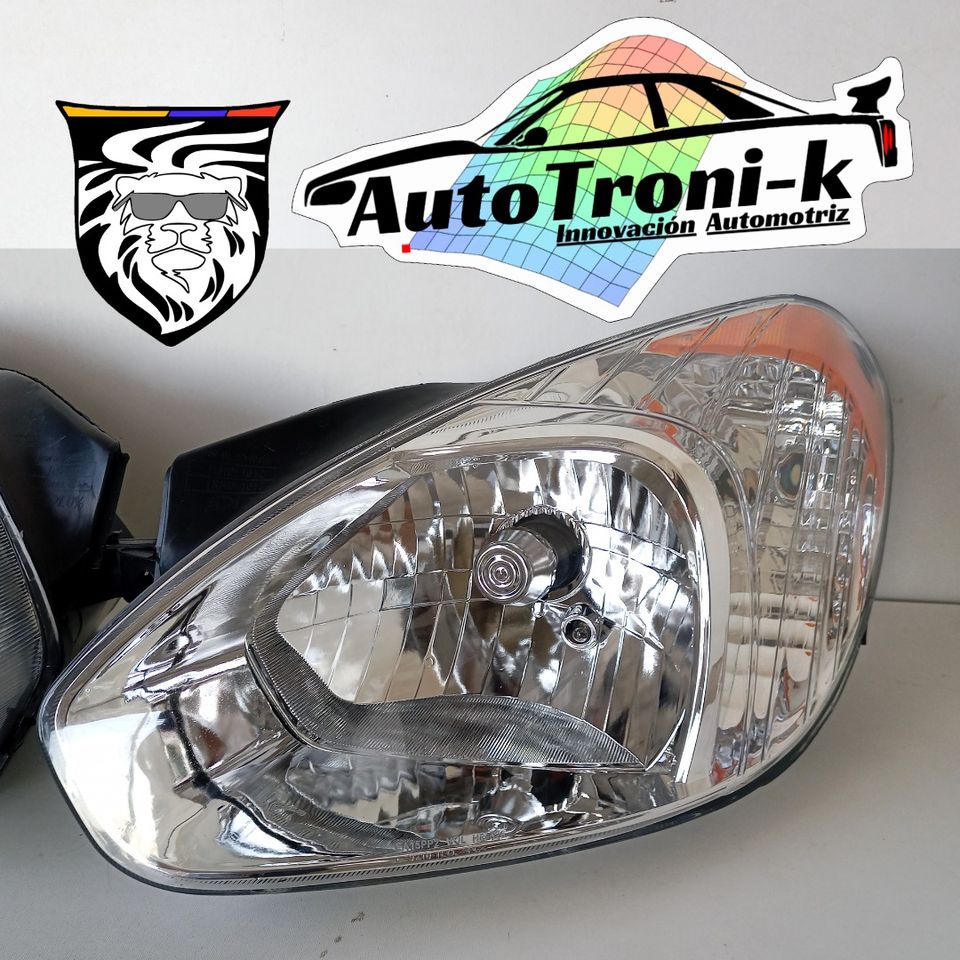 💯 FAROS DELANTEROS HYUNDAI ACCENT 2006 - 2010 👍