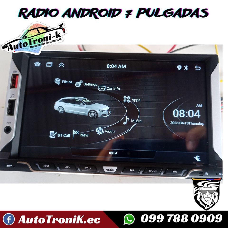 🌟 RADIO ANDROID 7 PULGADAS 🔥