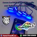 💯 Luces Led RGB para mascarilla ✅ Tipo RAPTOR✨