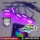 💯 Luces Led RGB para mascarilla ✅ Tipo RAPTOR✨