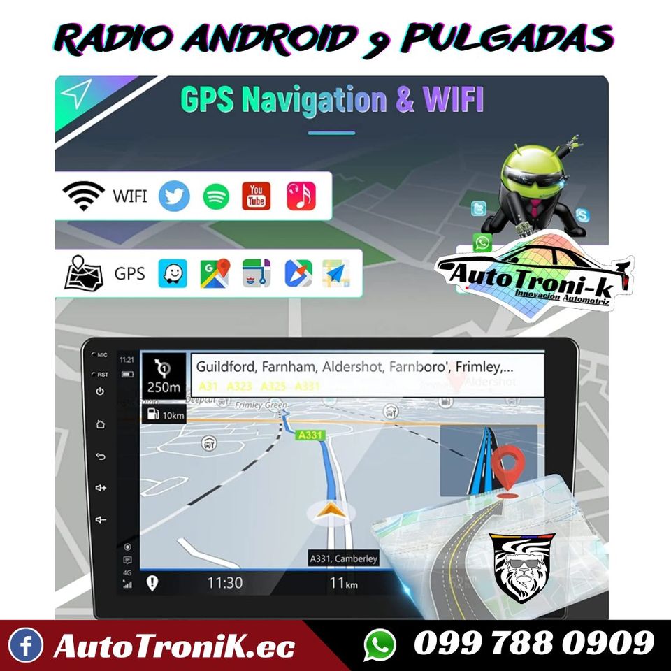 🔥 RADIO ANDROID 9 PULGADAS
