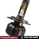 Focos led 3 colores H4 / Blanco - Amarillo - Ambar