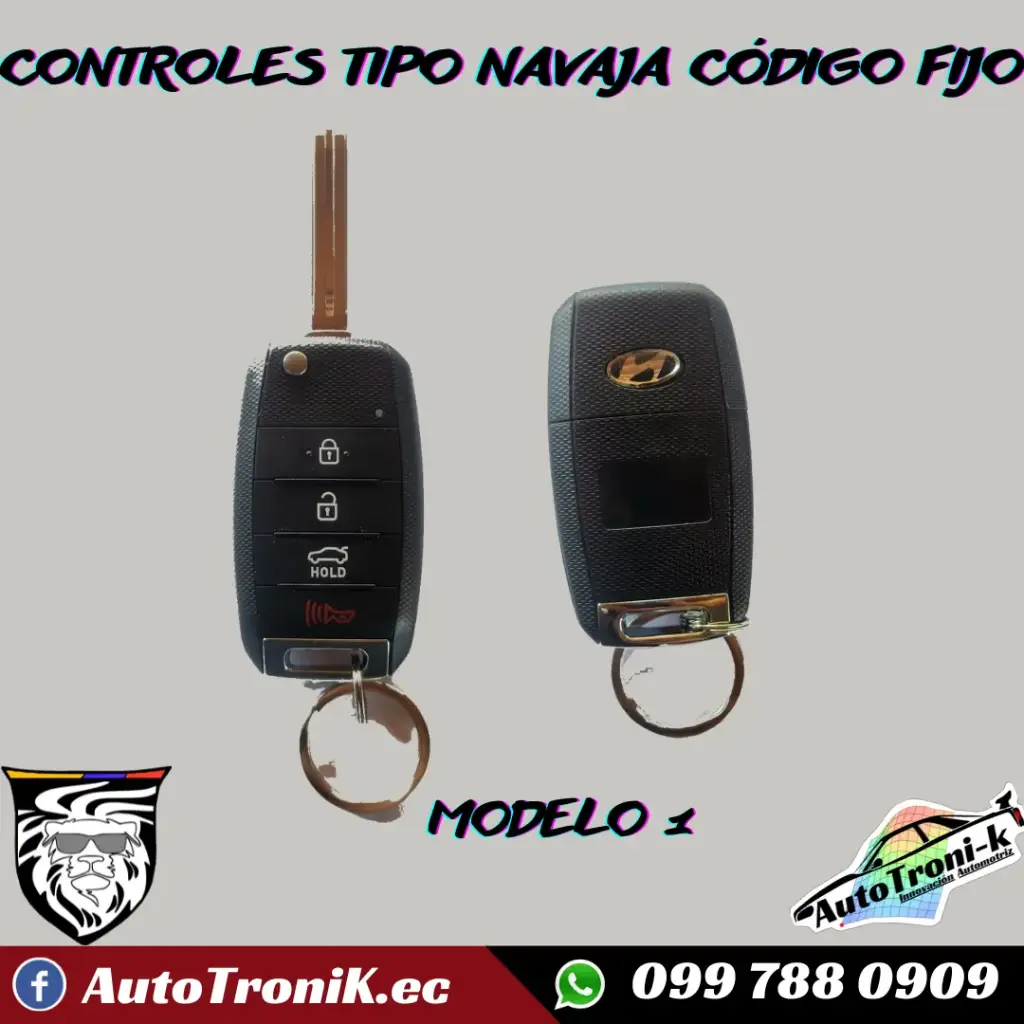CONTROLES TIPO NAVAJA CÓDIGO FIJO