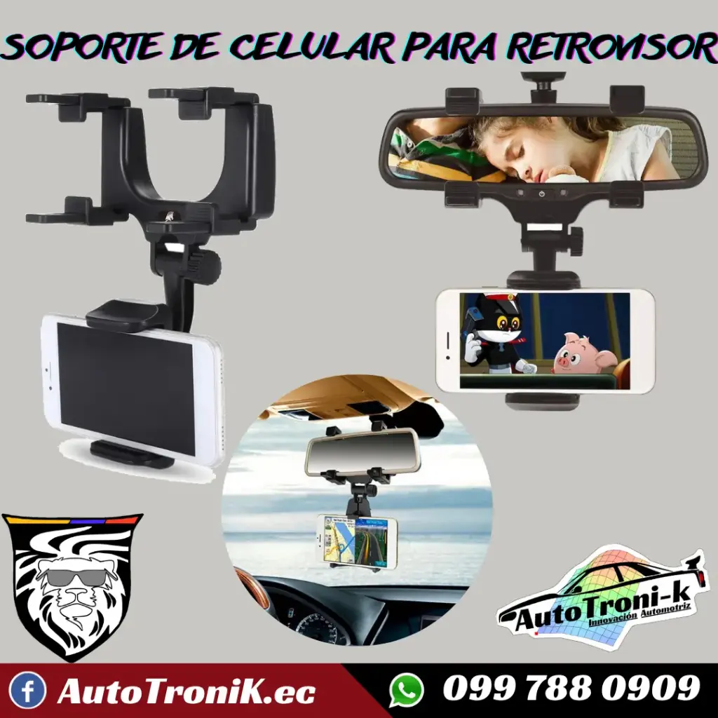PORTA CELULAR PARA RETROVISOR