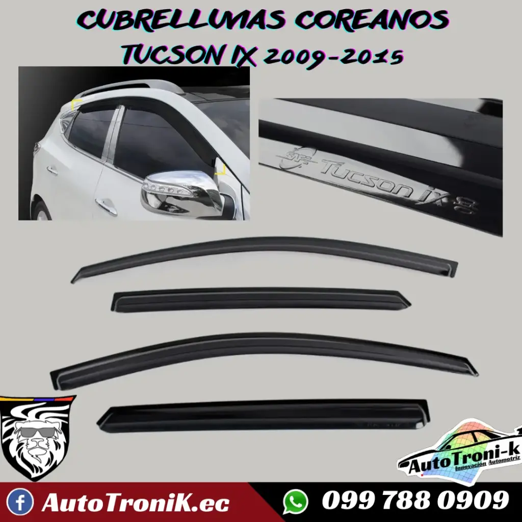 CUBRELLUVIAS COREANOS TUCSON IX 2009-2015