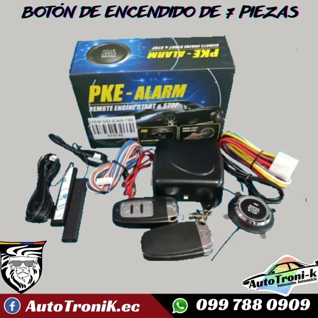 BOTÓN DE ENCENDIDO DE 7 PIEZAS
