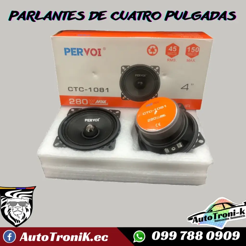 PARLANTES 4 PULGADAS
