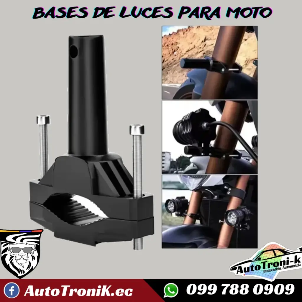 BASES DE LUCES PARA MOTO