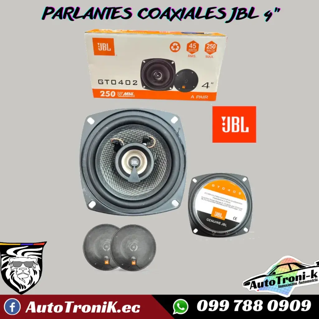 PARLANTES COAXIALES JBL 4"