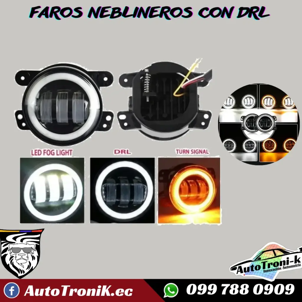 FAROS NEBLINEROS CON DRL