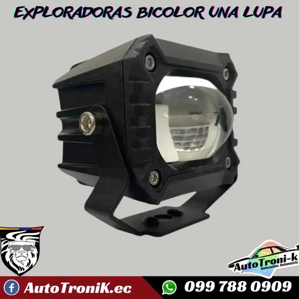 EXPLORADORAS BICOLOR UNA LUPA