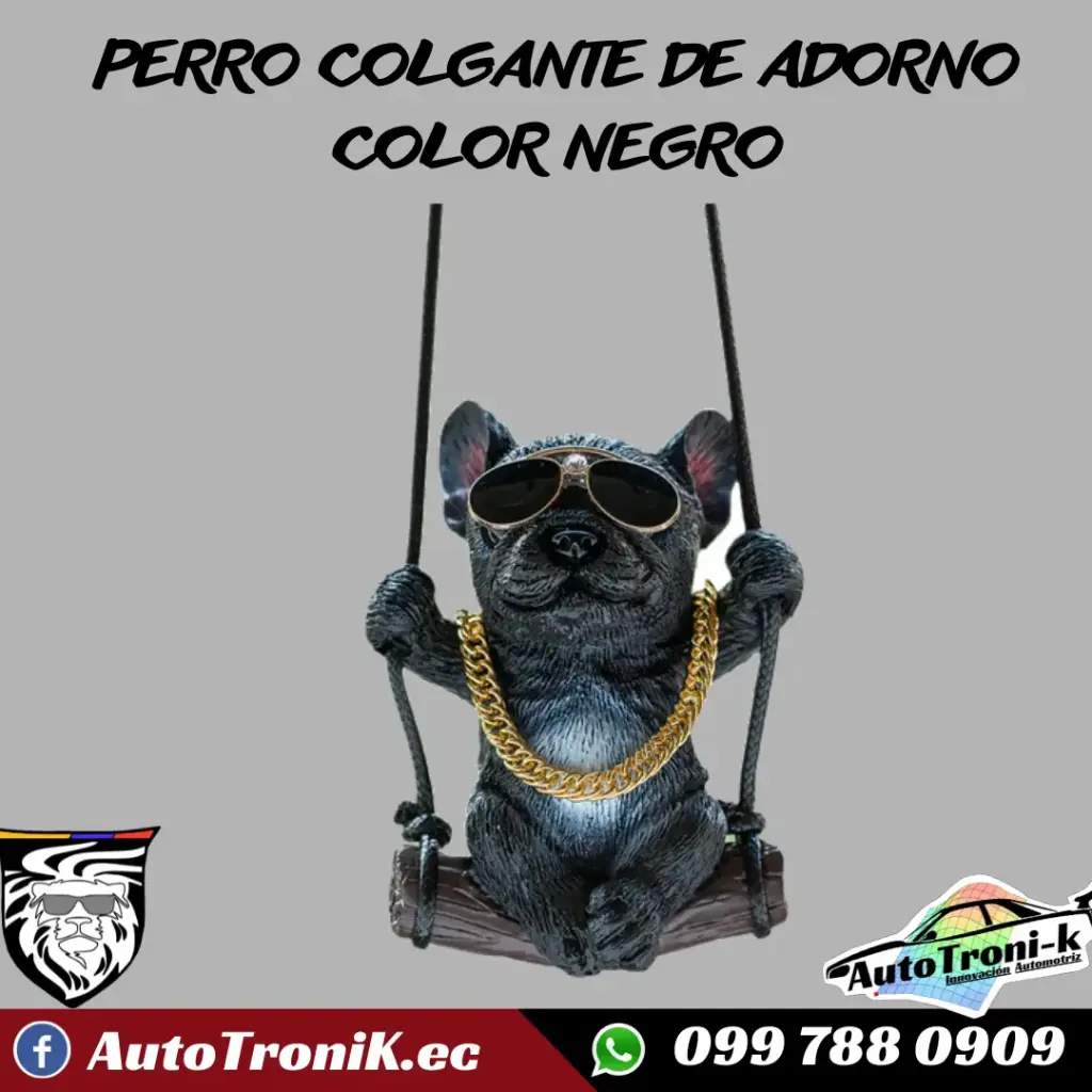 PERRO COLGANTE DE ADORNO