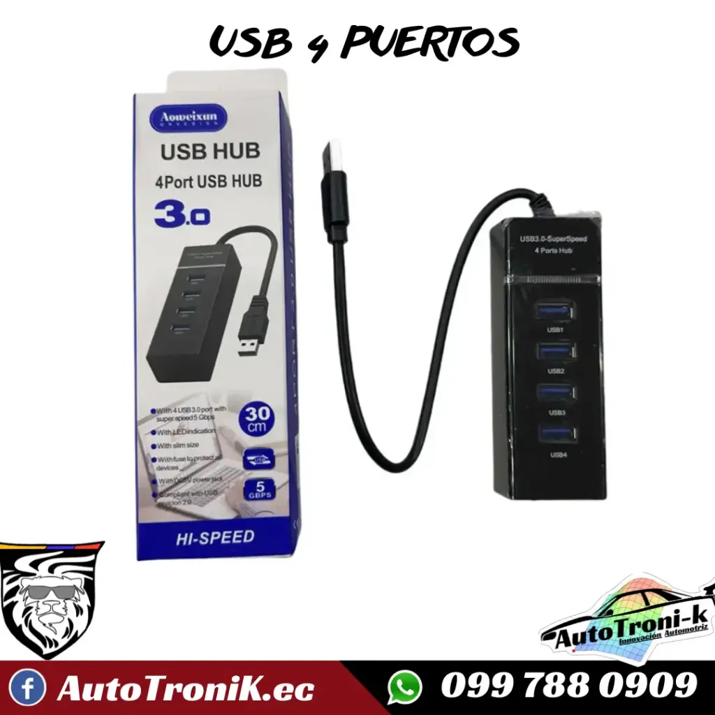 USB CUATRO PUERTOS