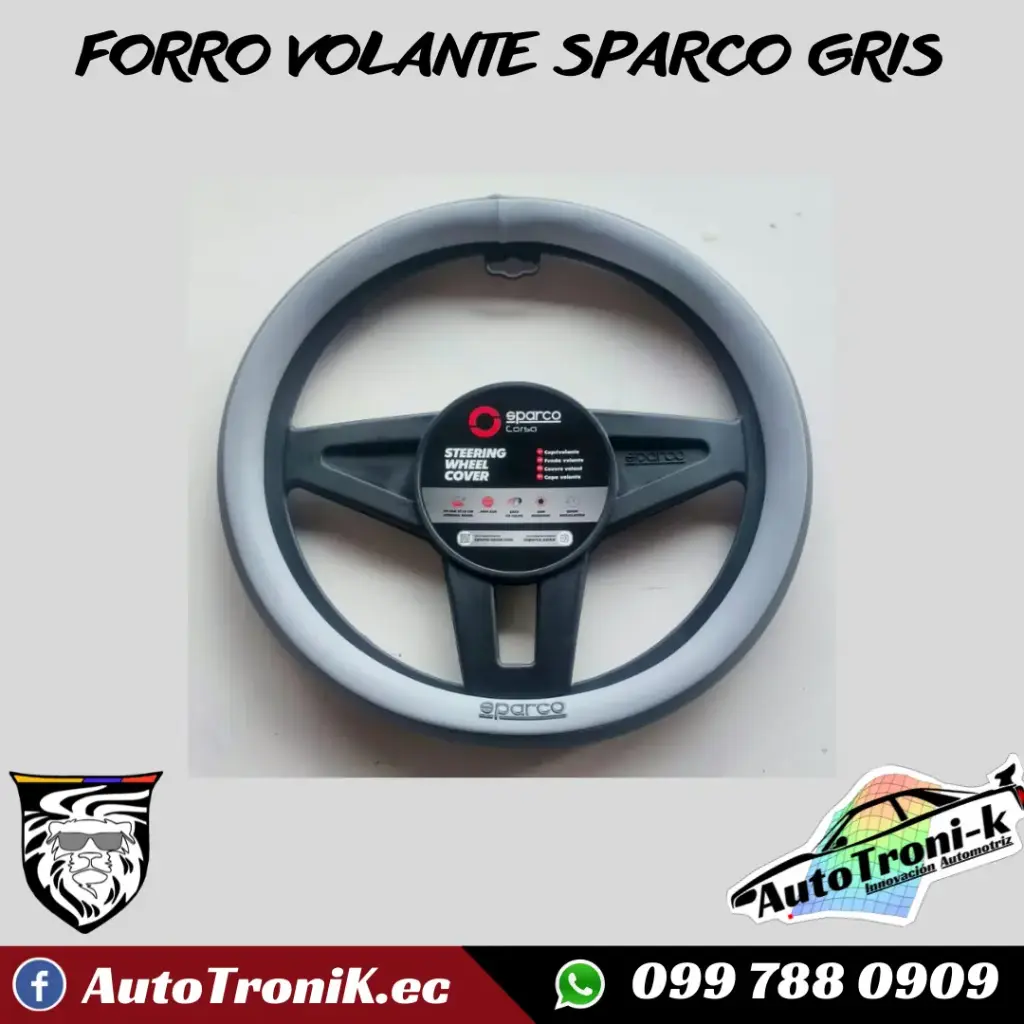 FORRO VOLANTE SPARCO GRIS