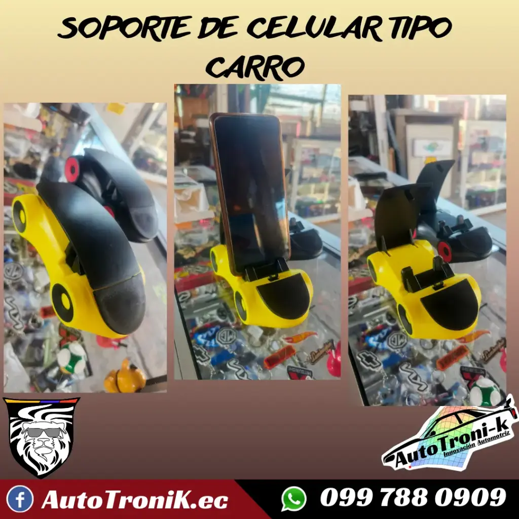 SOPORTE CELULAR TIPO CARRO