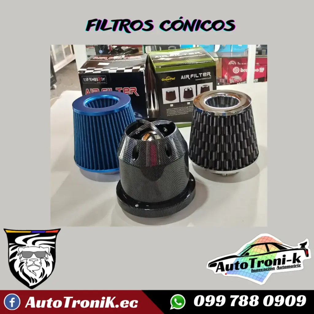 FILTROS CÓNICOS DEPORTIVOS