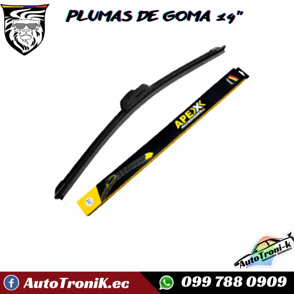 PLUMAS DE GOMA APEX 14"