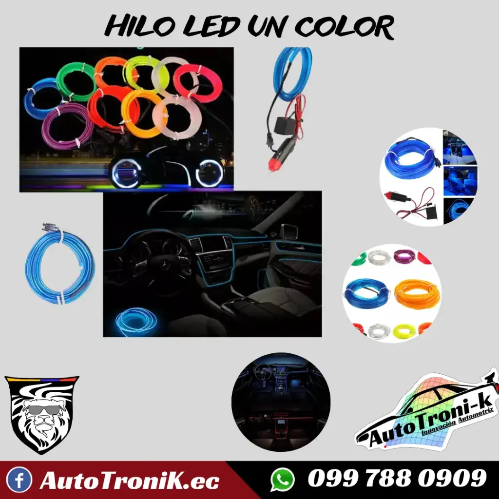HILO LED DE UN COLOR