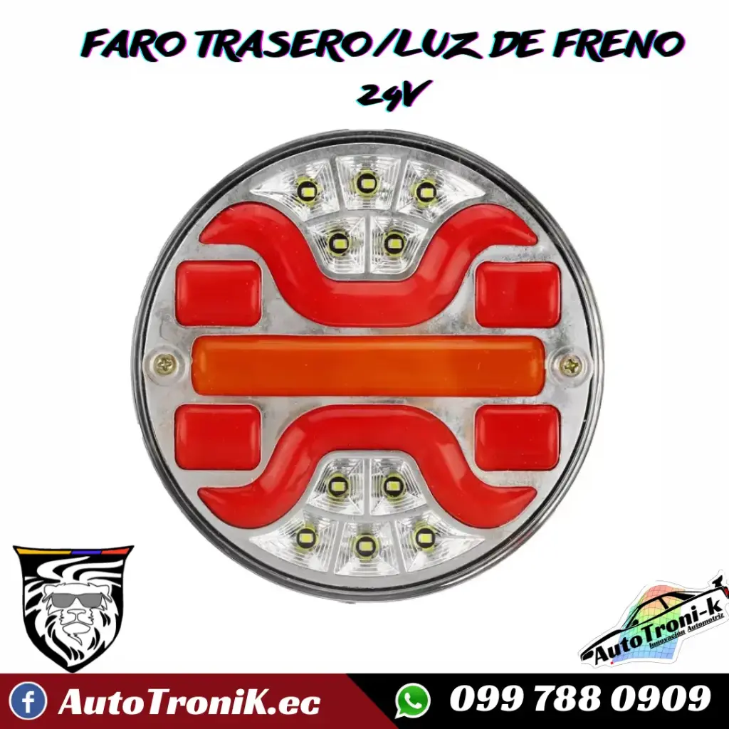 FARO TRASERO/LUZ DE FRENO  24V/2pcs