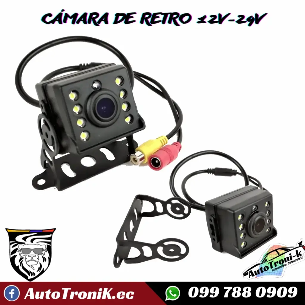 CÁMARA DE RETRO 12V-24V