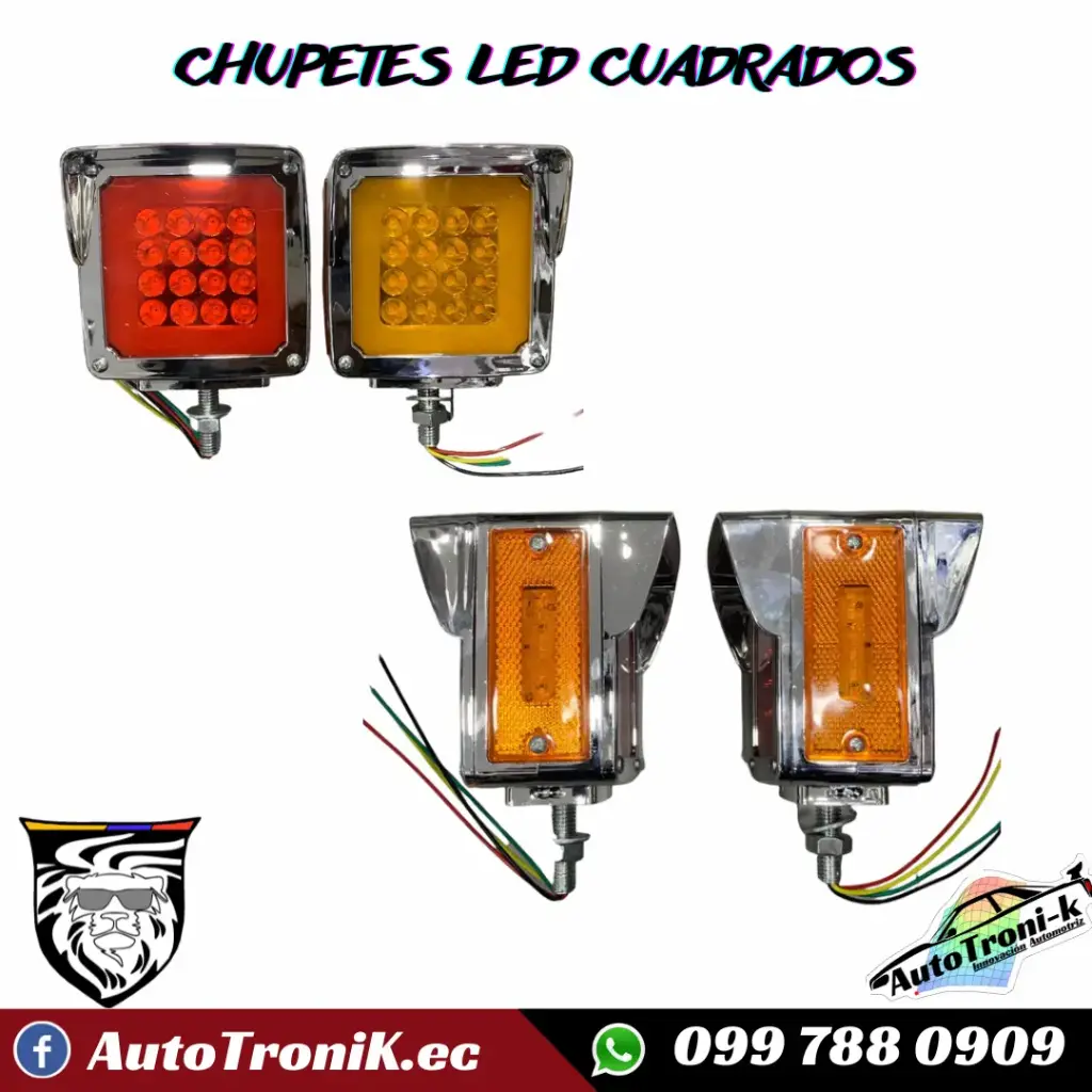 CHUPETE LED CUADRADO