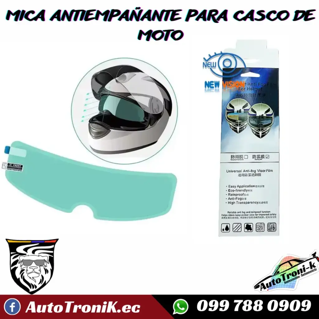 MICA ANTIEMPAÑANTE PARA CASCO DE MOTO