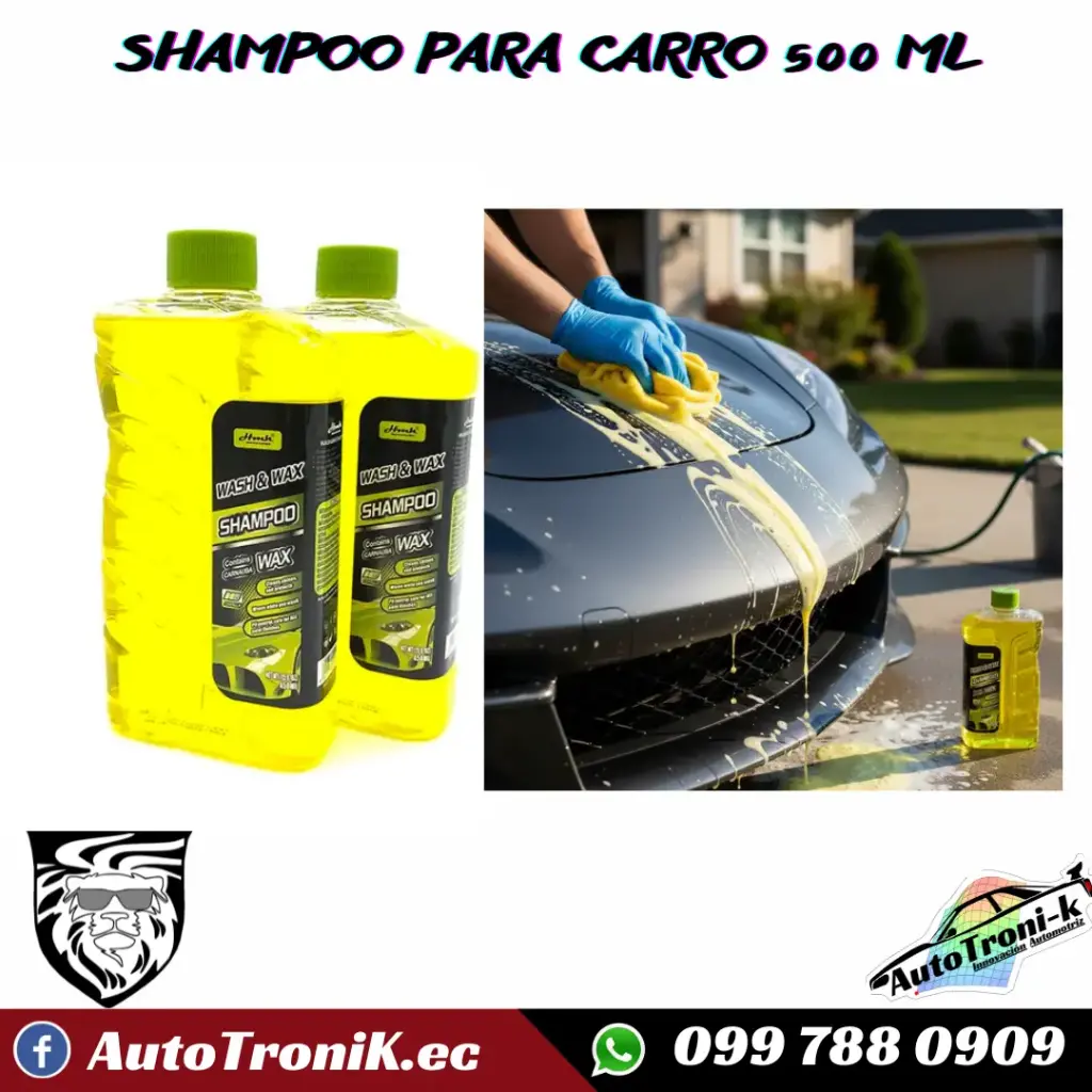 SHAMPOO PARA CARRO 500 ML