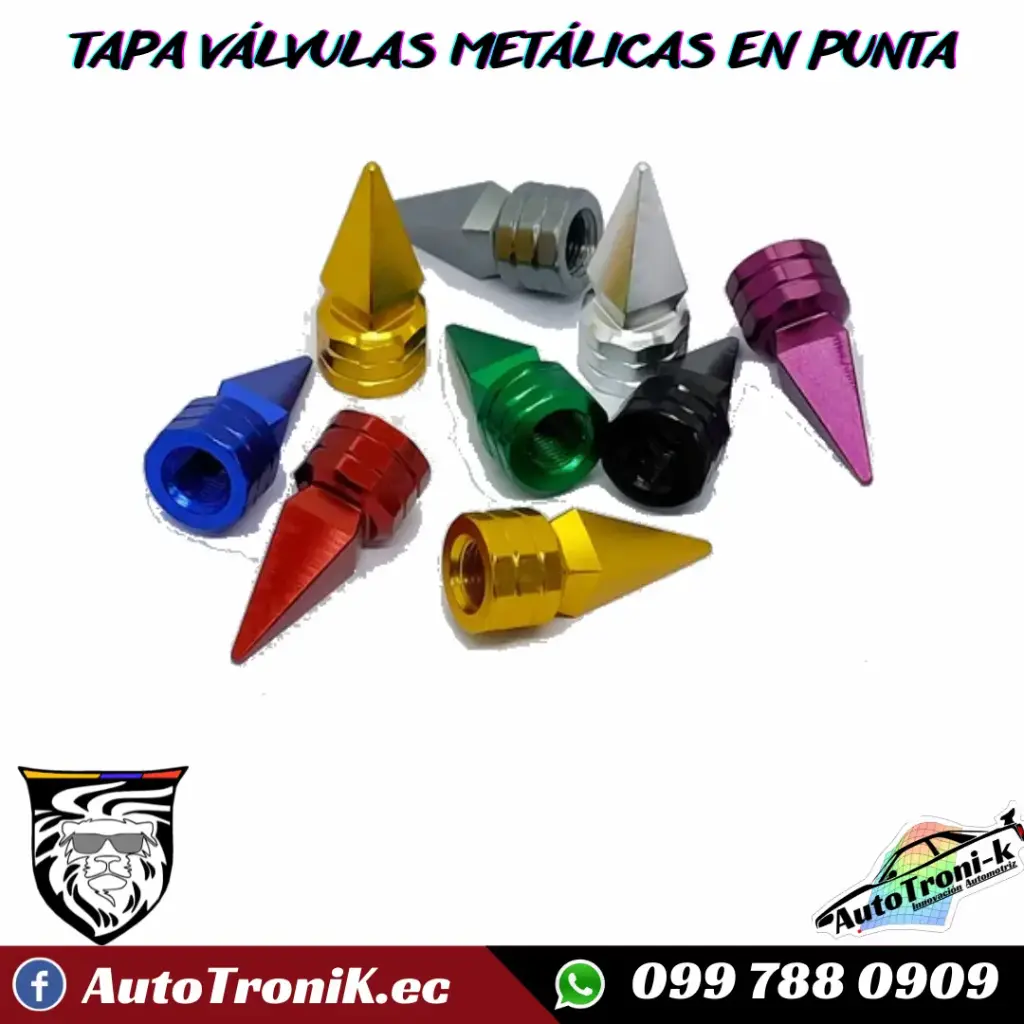 TAPA VÁLVULAS METÁLICAS EN PUNTA