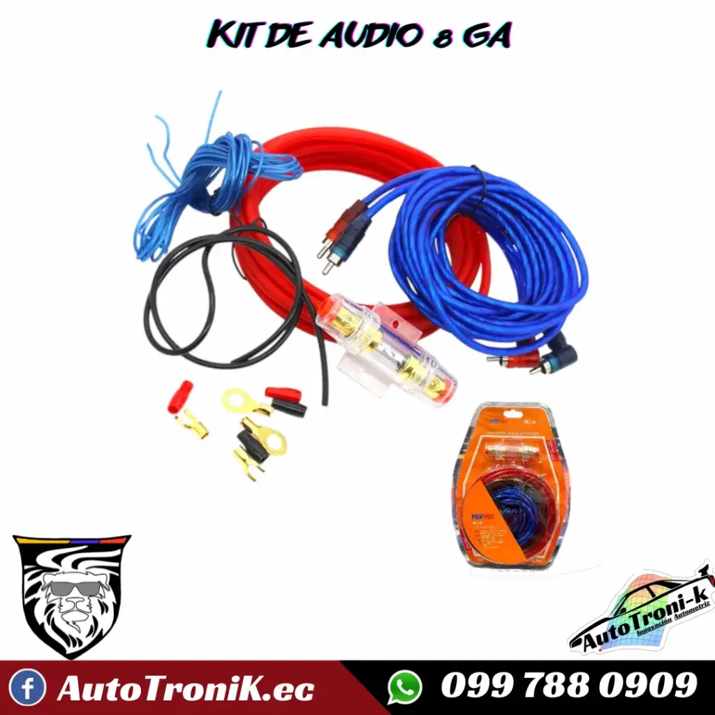 KIT DE AUDIO 8 GA