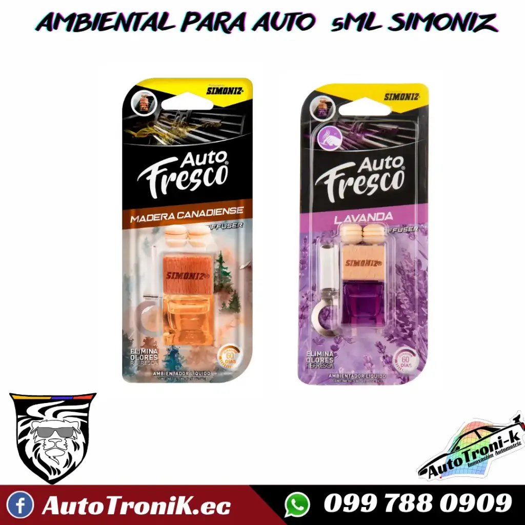 AMBIENTAL PARA AUTO  5ML SIMONIZ