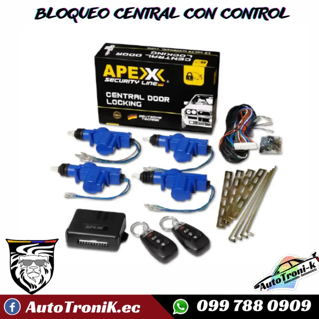 BLOQUEO CENTRAL CON CONTROL