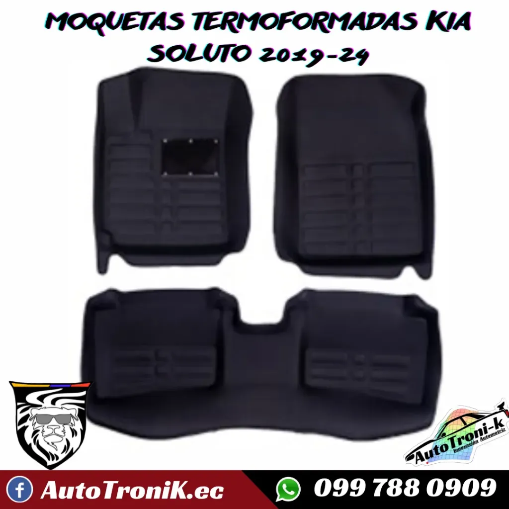 MOQUETAS TERMOFORMADAS KIA SOLUTO 2019-24