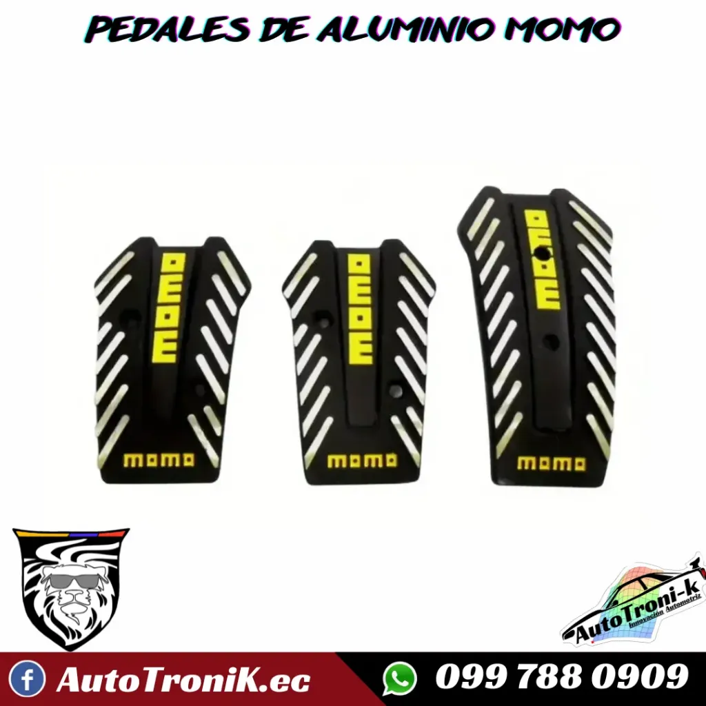 PEDALES DE ALUMINIO MOMO