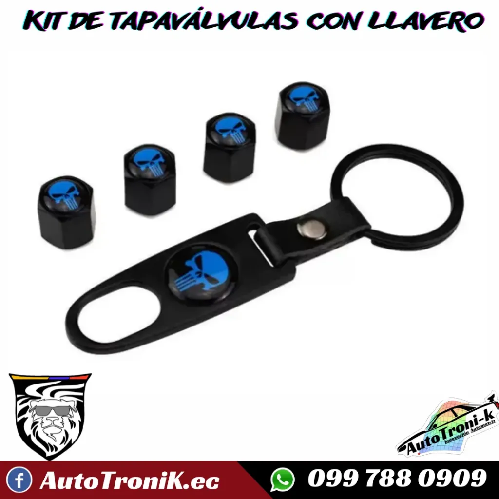 KIT DE TAPAVÁLVULAS CON LLAVERO