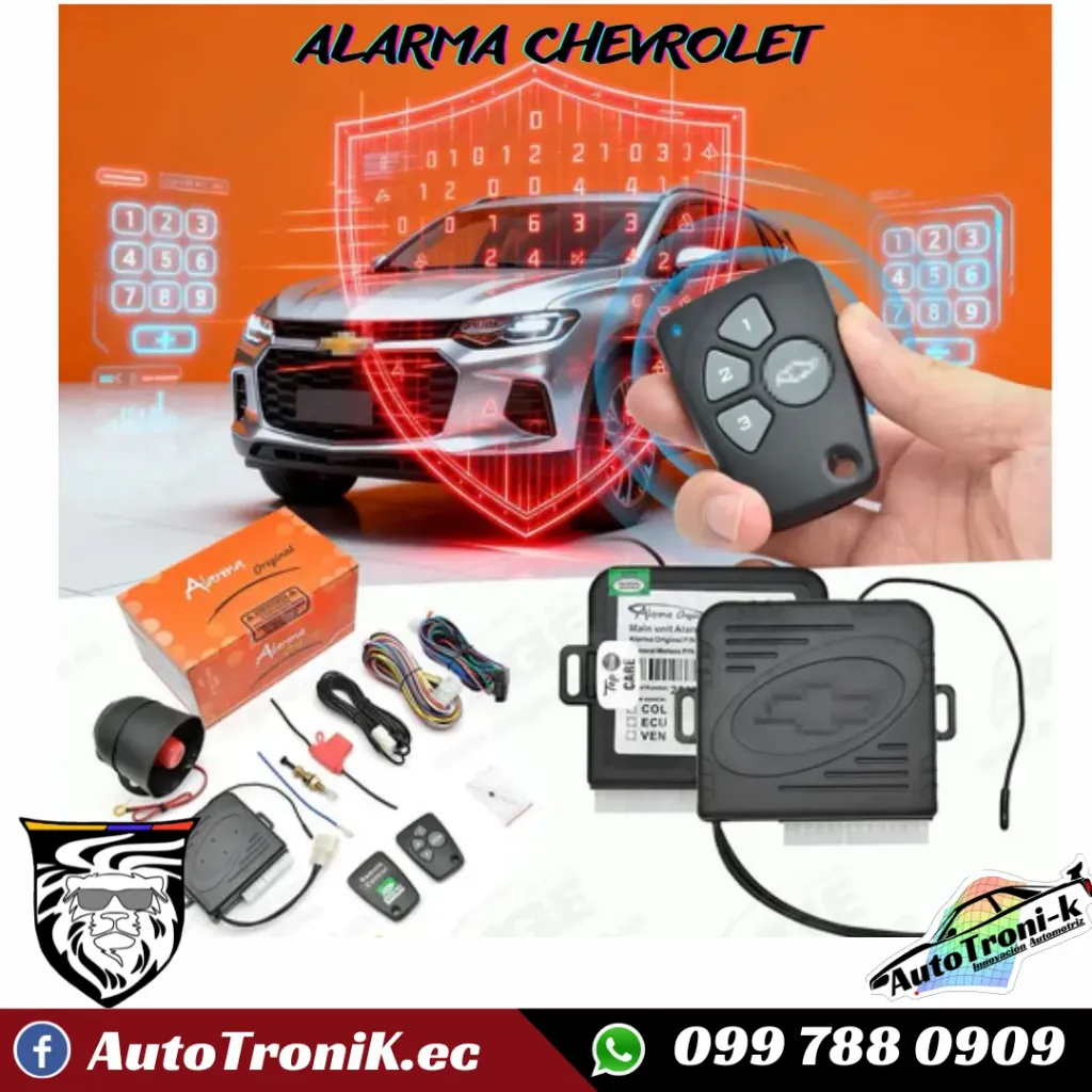 ALARMA CHEVROLET CON CÓDIGO