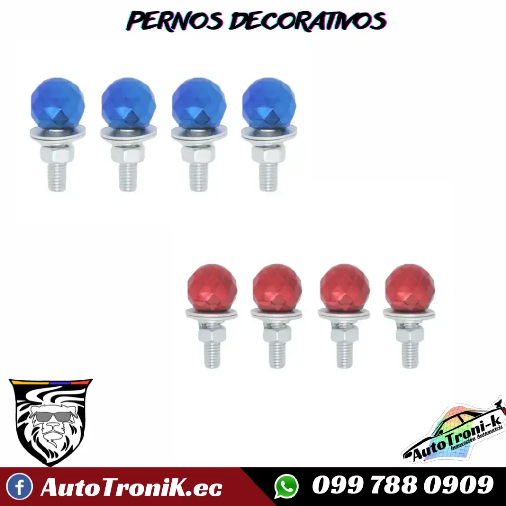 PERNOS DECORATIVOS (AZUL)