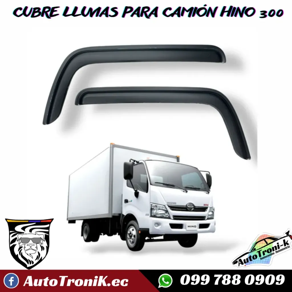 CUBRE LLUVIAS PARA CAMIÓN HINO 300