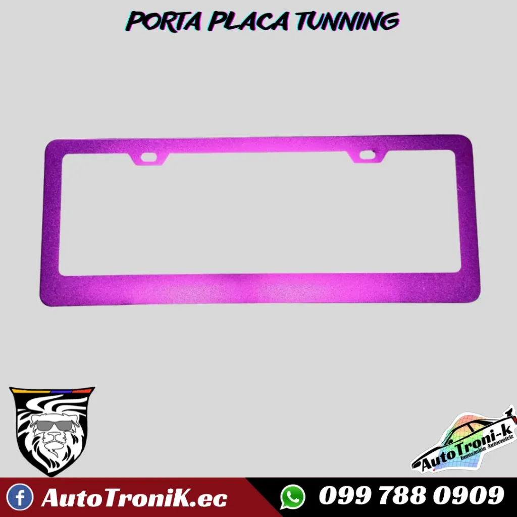 PORTA PLACA TUNNING