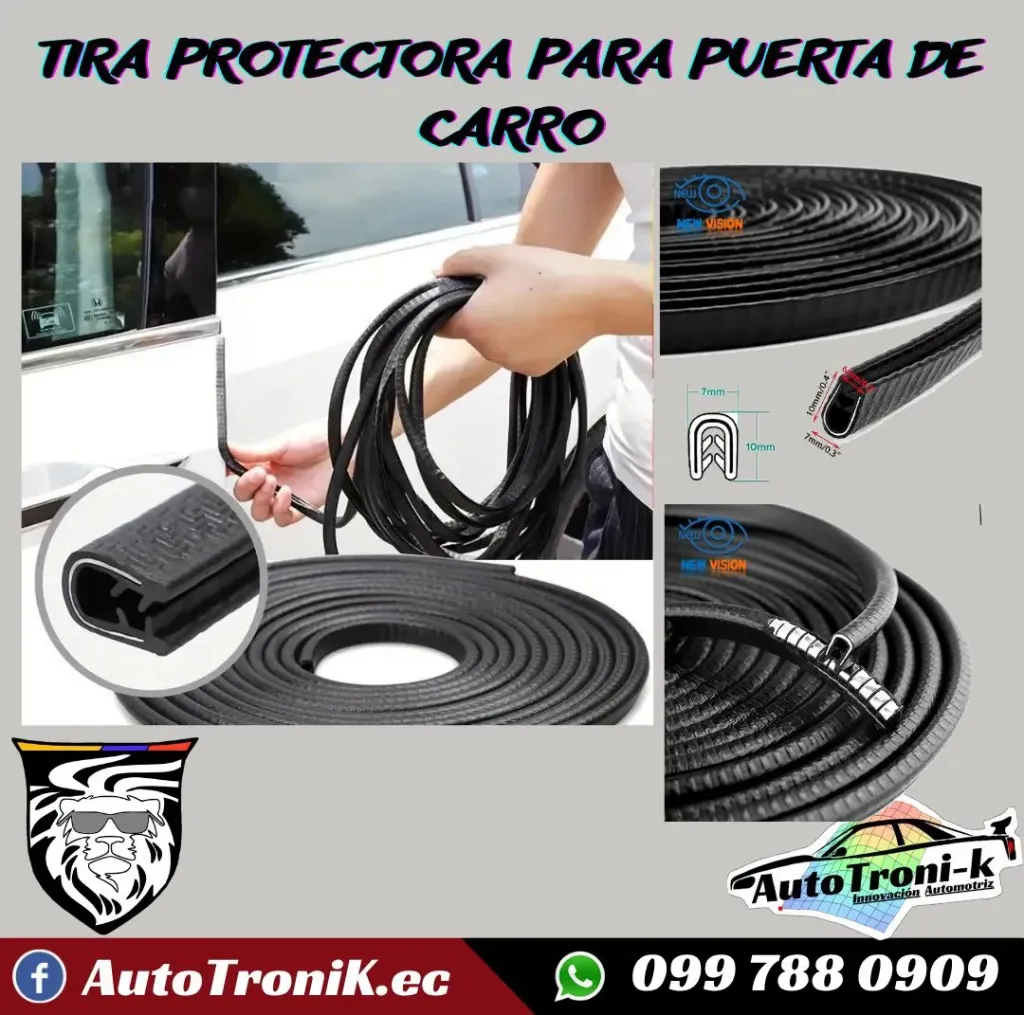 TIRA PROTECTORA PARA PUERTA DE CARRO