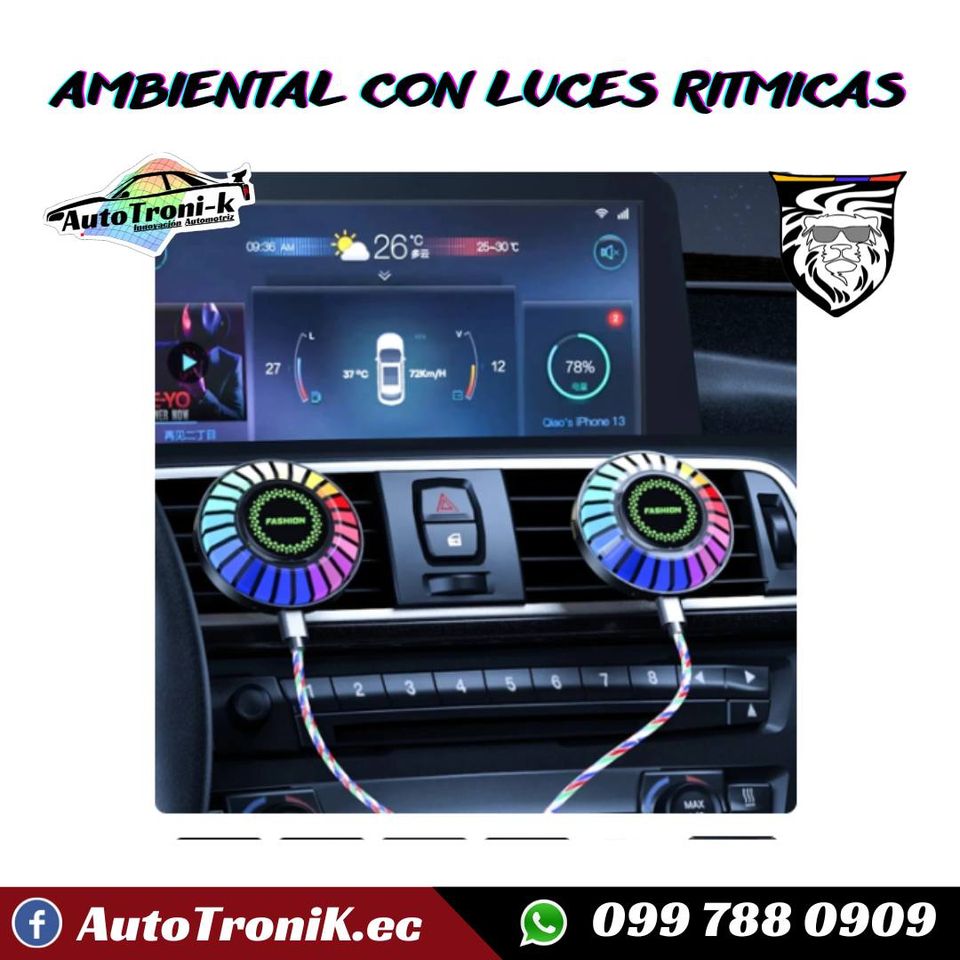 AMBIENTAL CON LUCES LED RITMICAS