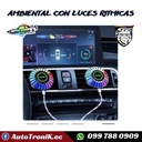 AMBIENTAL CON LUCES LED RITMICAS