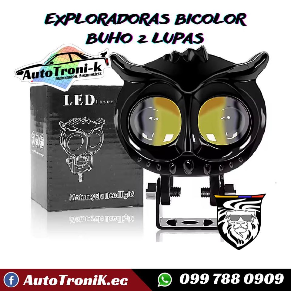 EXPLORADORA BICOLOR BUHO 2 LUPAS
