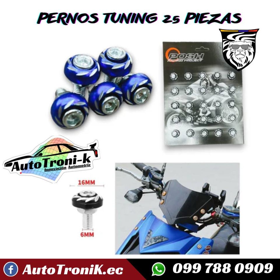 PERNOS TUNING 25 PIEZAS