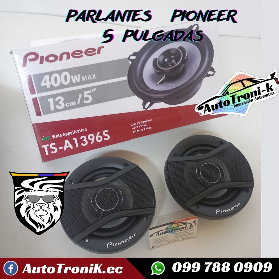 🌟Parlantes Pioneer de 5 pulgadas 💯