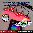 💯 Luces Led RGB para mascarilla ✅ Tipo RAPTOR✨